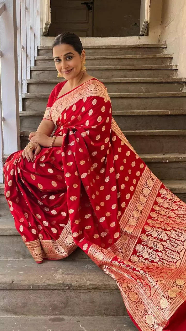 Best South Indian Wedding-Worthy Saris Worn By Vidya Balan 