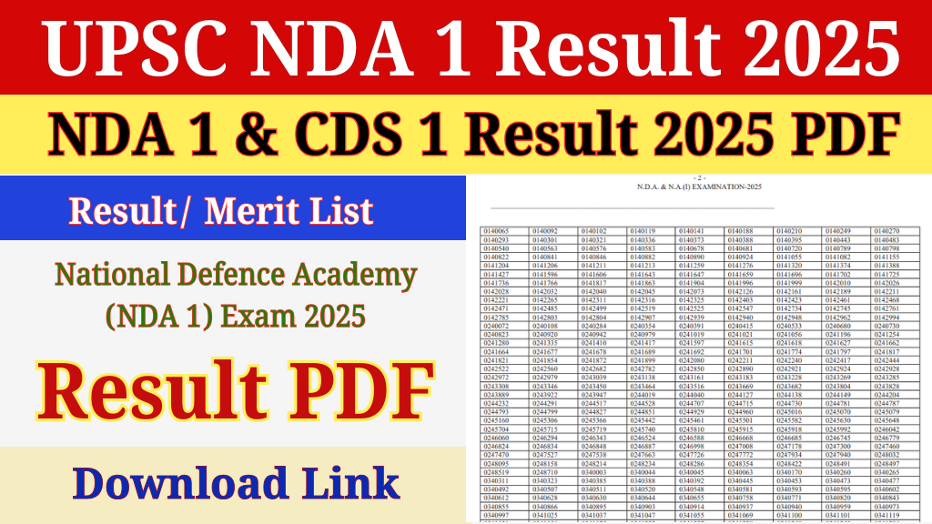 NDA Result 2025