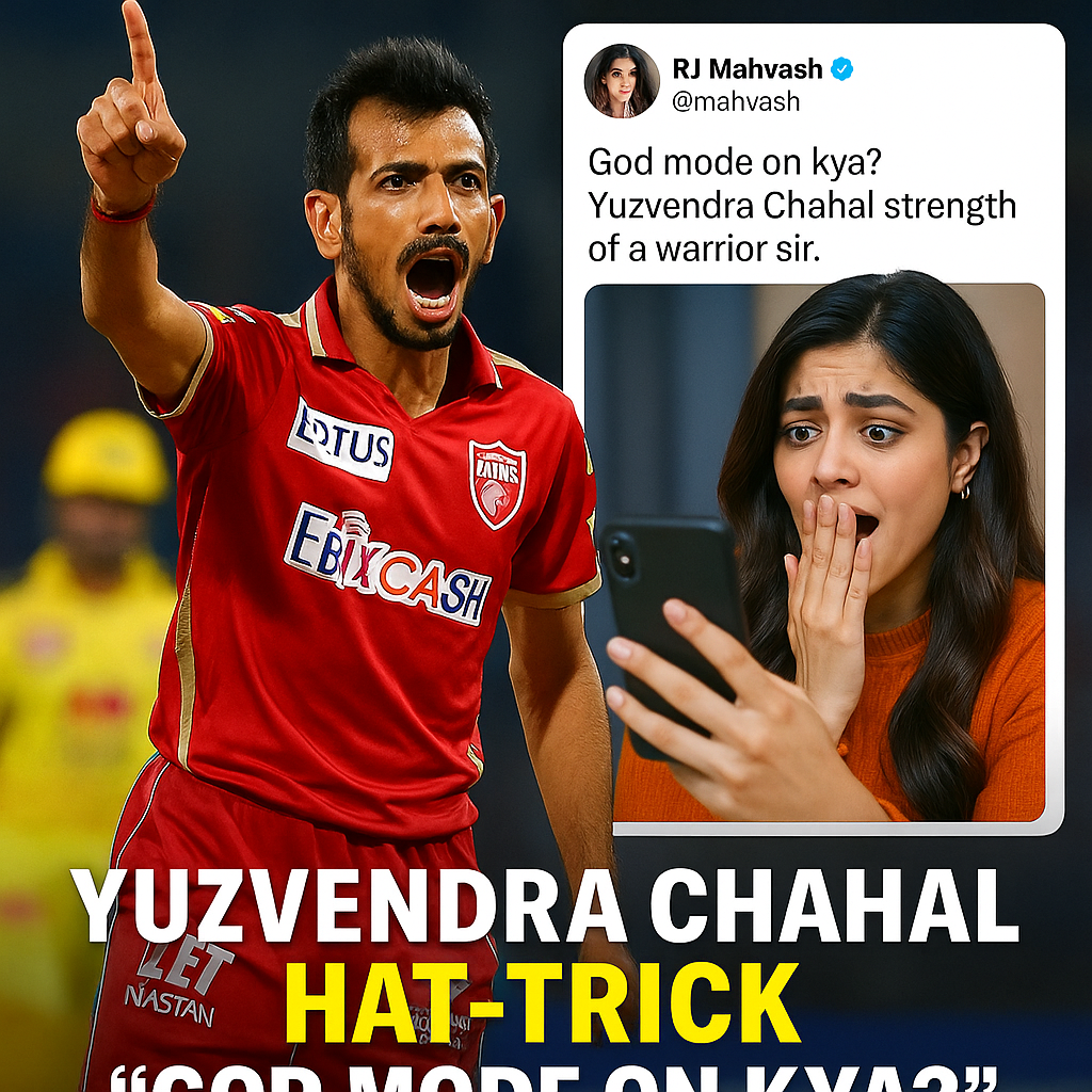 Yuzvendra Chahal Hat-Trick Goes Viral as RJ Mahvash Reacts to ‘God Mode’