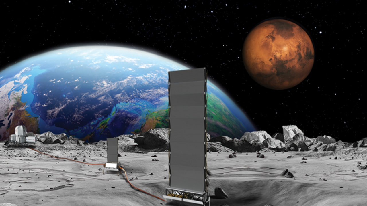 nuclear reactor on the moon