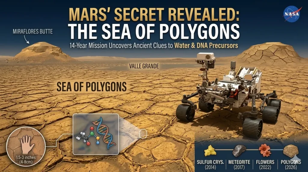 Fourteen Years in the Dust: Curiosity’s New "Sea of Polygons" and the Quest for Martian DNA 1 Curiosity’s New Sea of Polygons